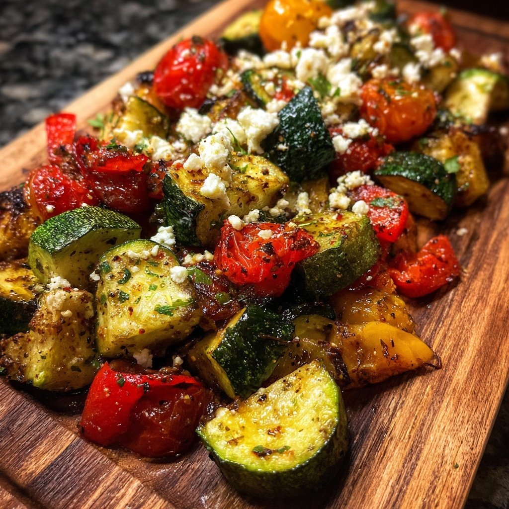 Kalorienarmes Ofengemüse Mit Feta