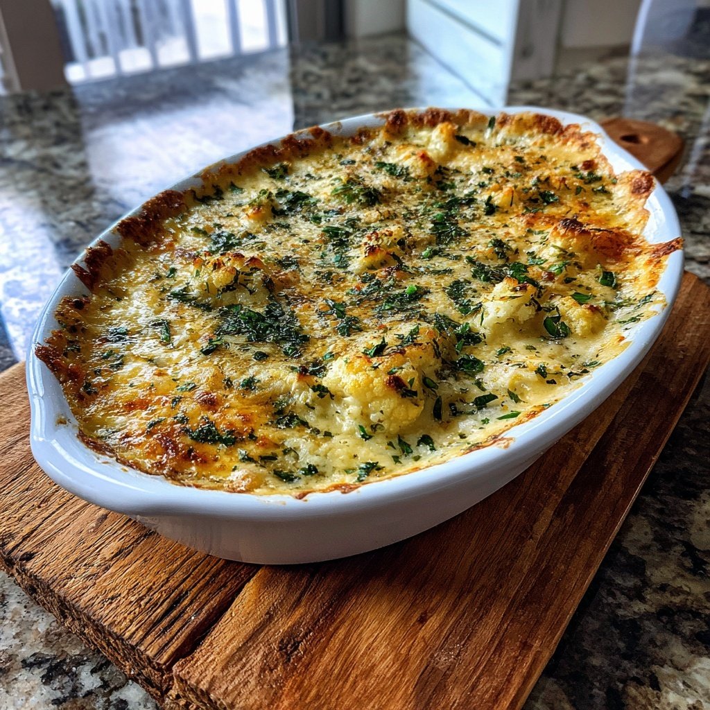 Blumenkohl Gratin Mit Käse
