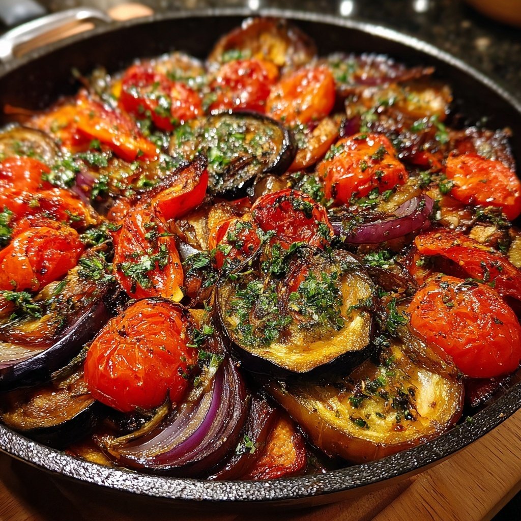 Auberginenpfanne leicht