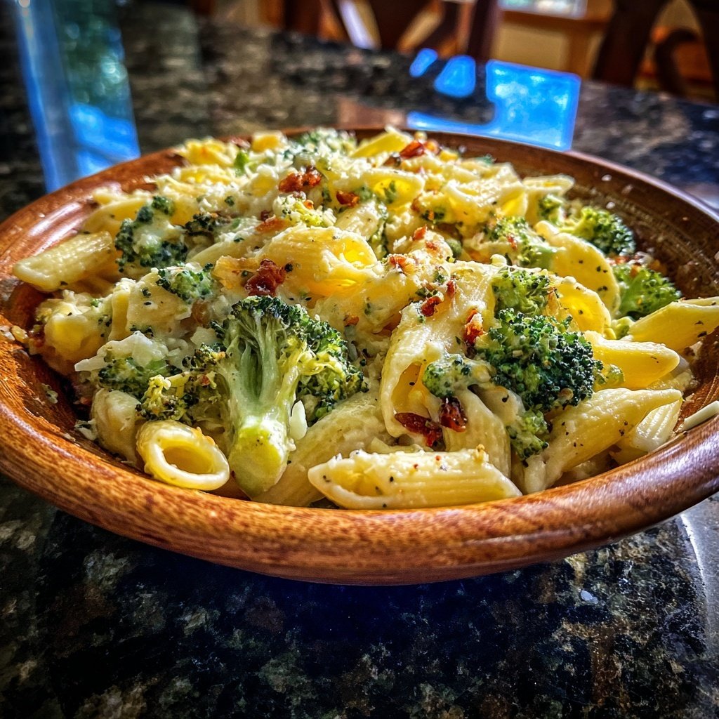 Brokkoli Pasta Pfanne