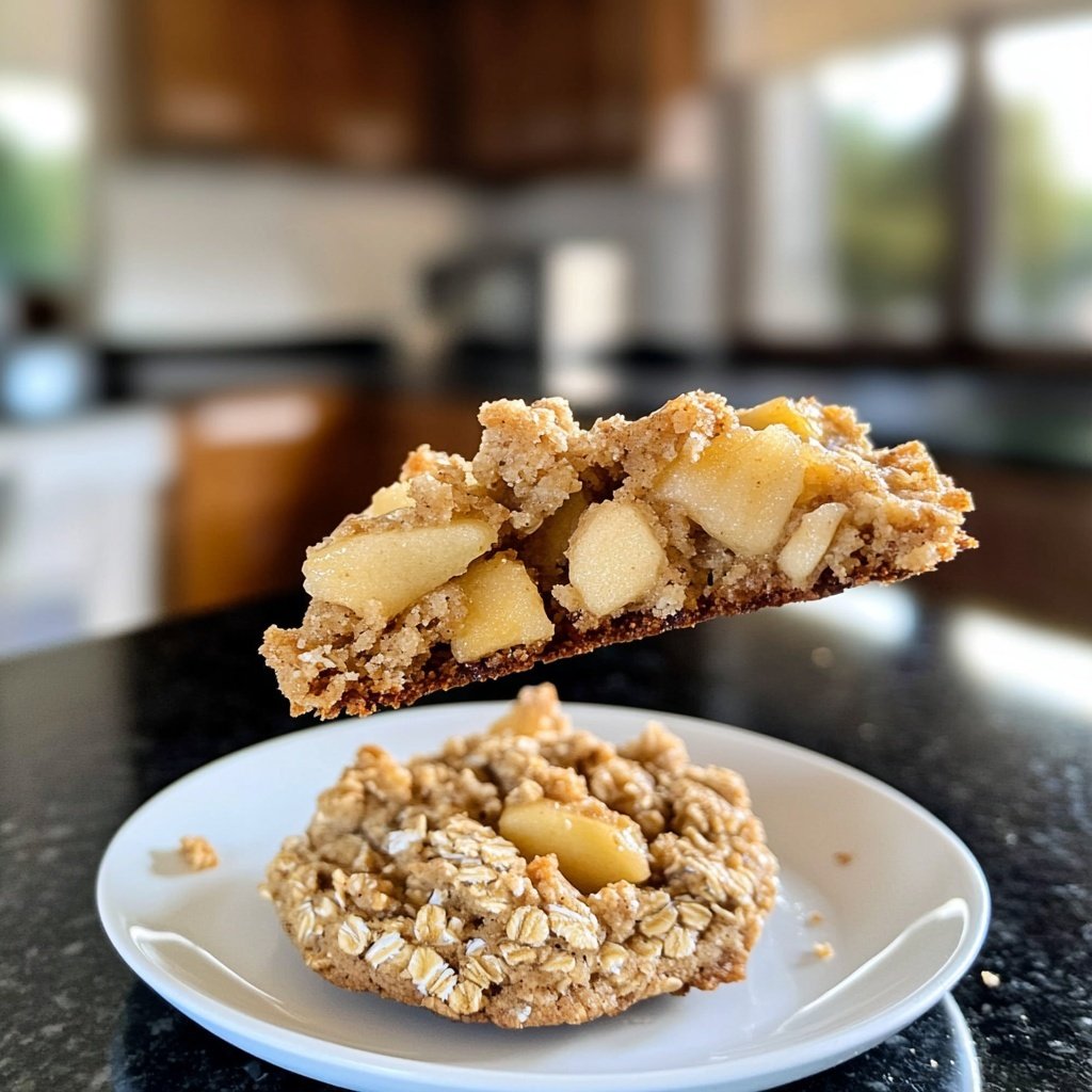 Apfel-Haferflocken-Kekse – gesunder Snack