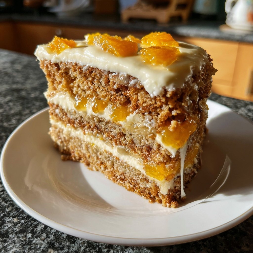Mandarinen-Nuss-Torte