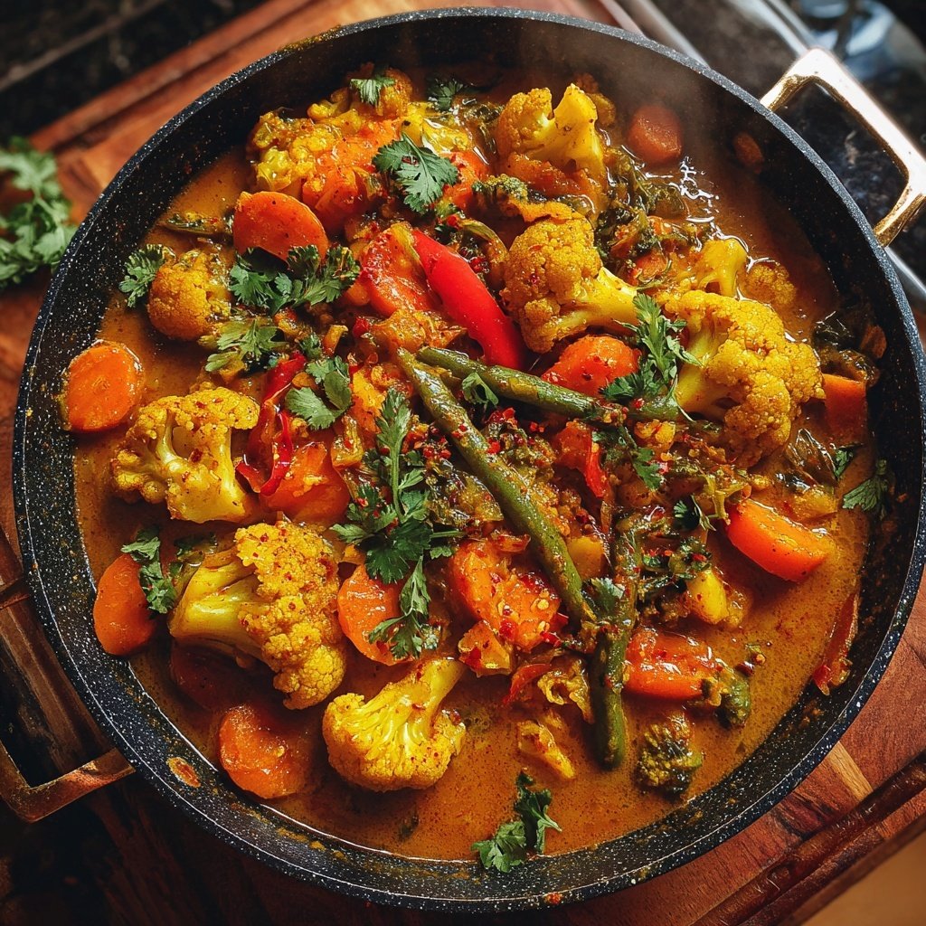 Kalorienarmes Gemüse Curry