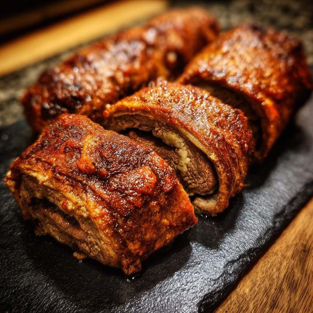 Hausmannskost Rinderrouladen mit Rahmsoße