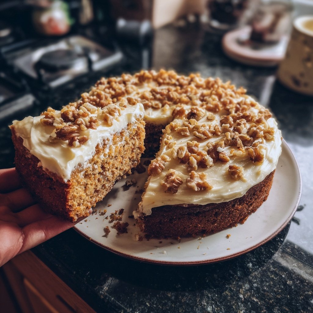 Karottenkuchen Mit Walnüssen